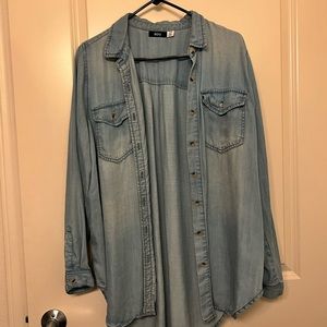 BDG oversized denim button up size M